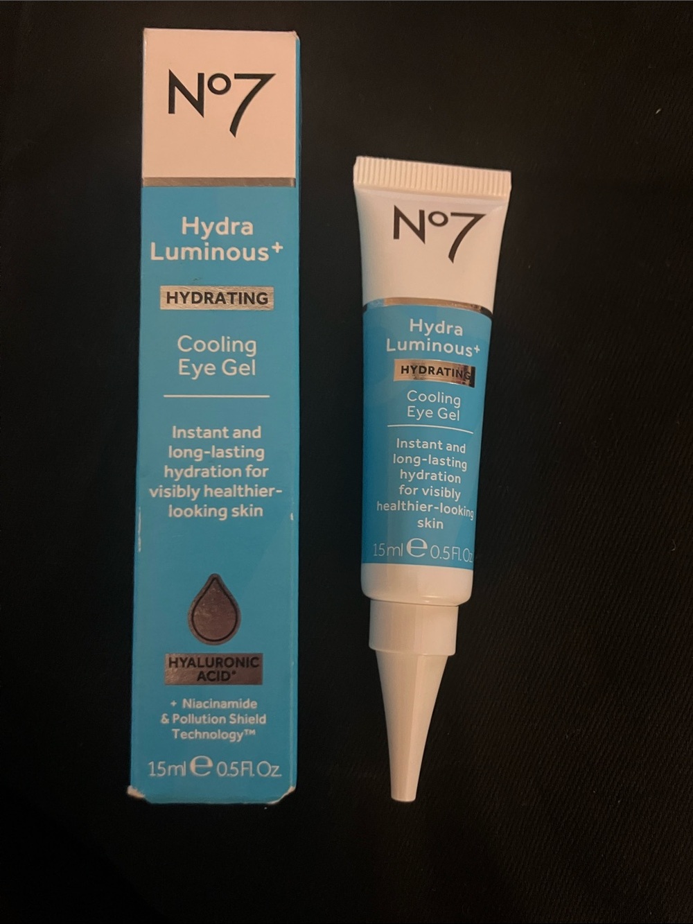 No7 Hydra Luminous+ Cooling Eye Gel — Hydrating New in Box - Picture 3 of 7